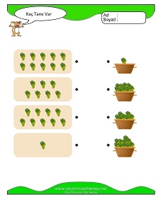 okul öncesi çocuklar için Sayı Sayma çalışma sayfaları